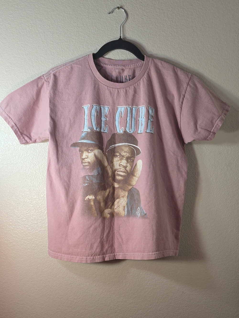 Ice Cube Graphic Tee - Pink Shirt